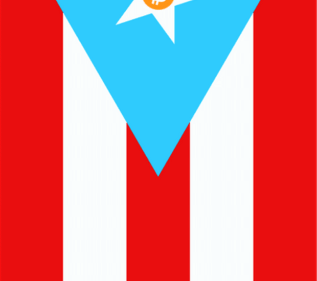 Puerto Rico Bitcoin Flag