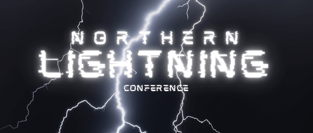 Northern Lightning Banner