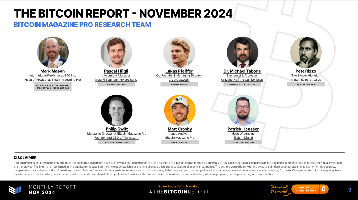 Bitcoin Report Team